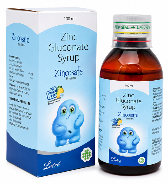 Zincosafe Syrup Product